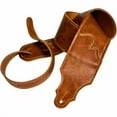 thumbnail image 1 of Franklin 3" Jackson Hole Distressed Leather Guitar Strap, Cognac, 1 of 3