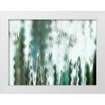 thumbnail image 1 of Franklin 32x25 White Modern Wood Framed Museum Art Print Titled - Angler Blur I, 1 of 4