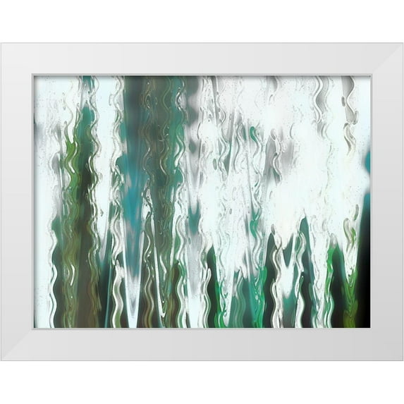 Franklin 32x25 White Modern Wood Framed Museum Art Print Titled - Angler Blur I