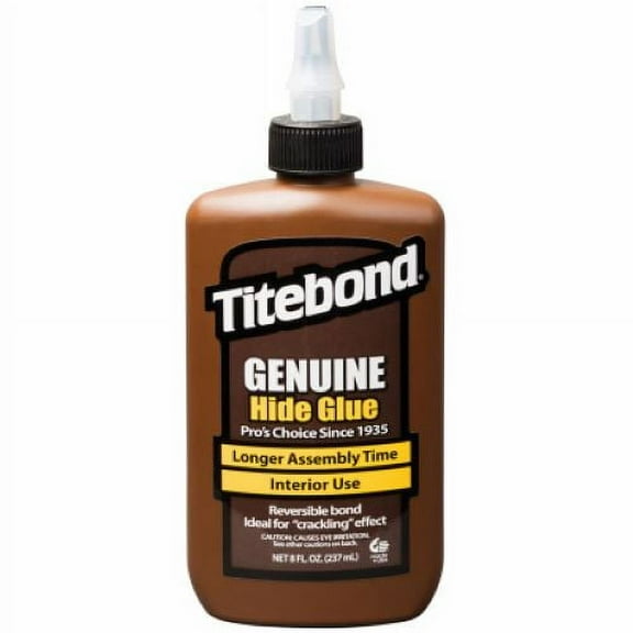 Franklin 5013 Titebond 8-Ounce Bottle of Liquid Hide Professional Cabinet Wood Glue - Quantity of 4