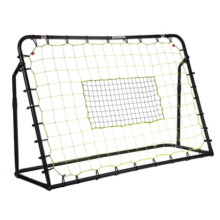 Franklin Sports Soccer Rebound Net - Training Bounce Back Net - Perfect for Backyard Practice - Portable 6'x4' Rebounder With Steel Frame - White