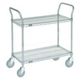 thumbnail image 1 of Franklin - 86340 - 18 in x 36 in 2-Tier Chrome Wire Cart, 1 of 1