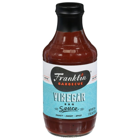 Franklin BBQ Sauce Vinegar 18 oz (Pack Of 6)