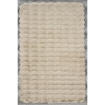 Franklin Beige Modern Plush Soft Area Rug
