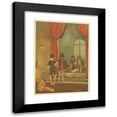 thumbnail image 1 of Franklin Booth 14x18 Black Modern Framed Museum Art Print Titled - The Two Went and Stood Side by Side Before a Great Mirror, and Lo, a Miracle!, 1 of 5