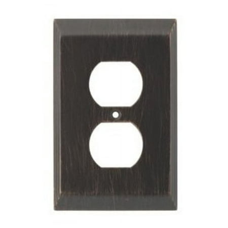 Franklin Brass 126406 Stately Series Single Duplex Wall Plate - Bronze