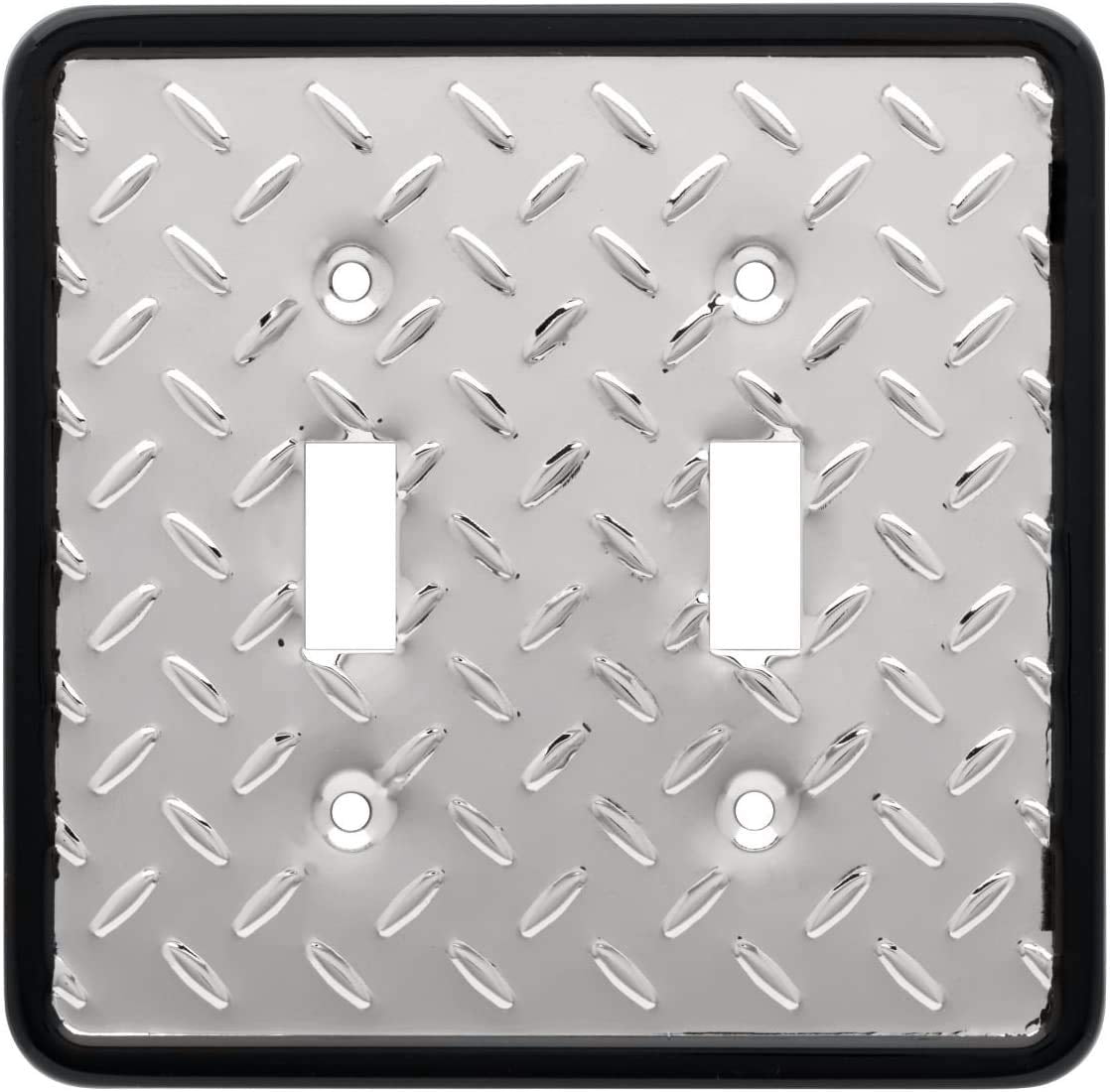 Franklin Brass 135861 Double Toggle Switch Wall Plate – Polished Chrome Finish With Screws
