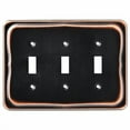 thumbnail image 1 of Franklin Brass 144419 Tenley Triple Toggle Switch Wall Plate / Switch Plate / Cover, 1 of 2