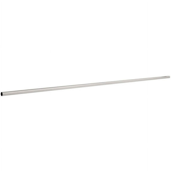 Franklin Brass 6' Steel Shower Rod with Flanges, Bright Stainless Steel