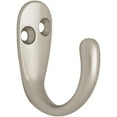 thumbnail image 1 of Franklin Brass B12093k-C Basics Single Hook Robe Hook - Nickel, 1 of 7