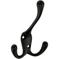 thumbnail image 1 of Franklin Brass B13539k-C Basics Triple Hook Robe Hook - Black, 1 of 7