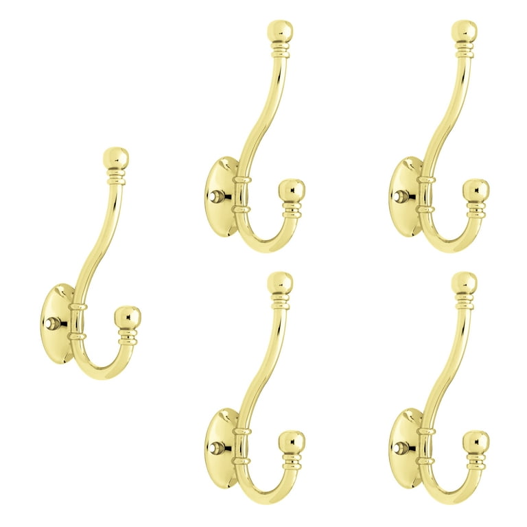 Wall Hooks Franklin Brass Ball End Coat and Hat Hook, pacote