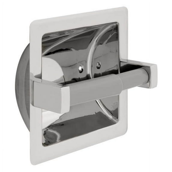 Franklin Brass Century Recessed Toilet Paper Holder, Bright Stainless Steel