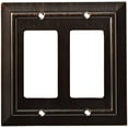 thumbnail image 1 of Franklin Brass Classic Architecture Double Rocker Wall Plate, 1 of 9