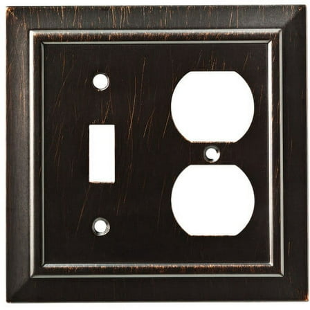 Franklin Brass W35221-VBR-C Classic Architecture Switch-Duplex Wall Plate, Switch Plate & Cover - Venetian Bronze