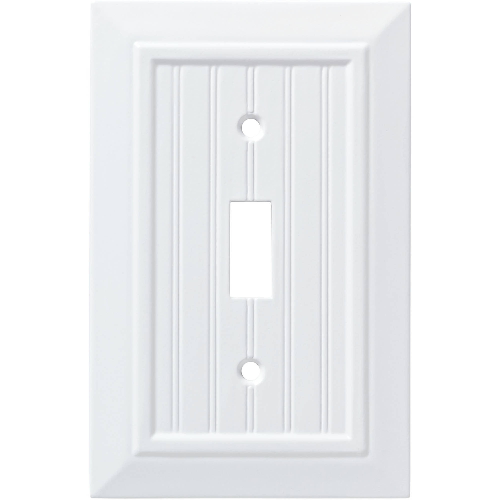 2-Pack Classic Beadboard Single Blank Wall Plate, Durable - View #4