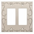 thumbnail image 1 of Franklin Brass Classic Lace Double Rocker Wall Plate in Satin Nickel, 1 of 10
