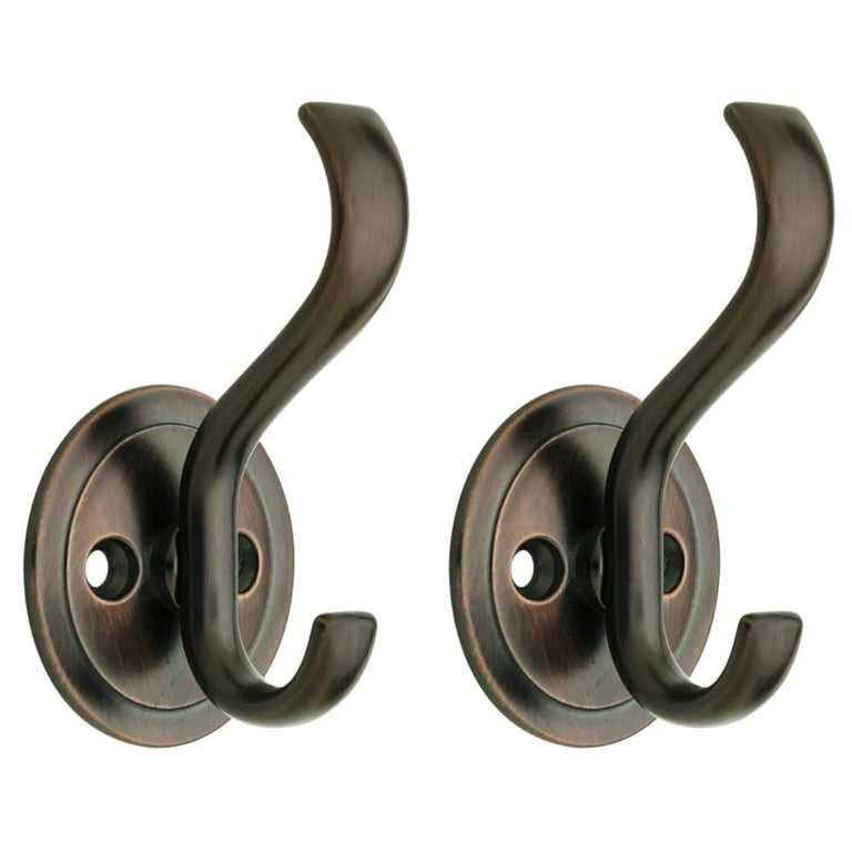 Franklin Brass Coat and Hat Hook with Round Base Venetian Bronze 1 Count Pack of 2 Walmart
