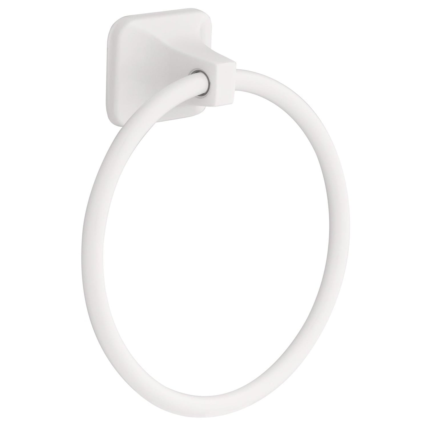 Franklin Brass D2416W Futura Towel Ring, White