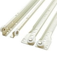 thumbnail image 1 of Franklin Brass D68816k-B 16" 3/4 Extension Euro Slide Drawer Slides - White, 1 of 5