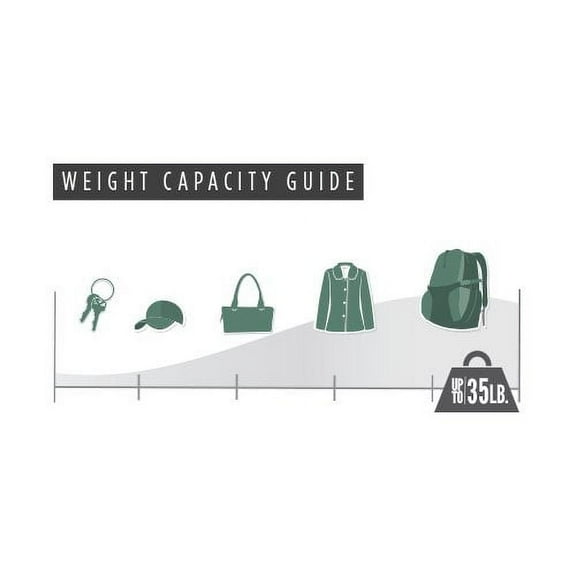 Franklin Brass Dolen Over the Door Coat and Hat Wall Mounted Coat Rack