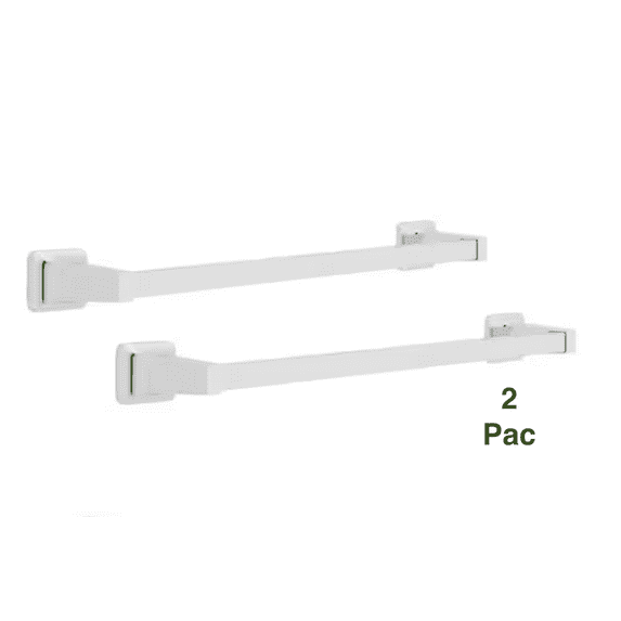 Franklin Brass Futura Bath 18" Towel Bar Chrome Finish 2 Pack