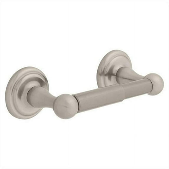 Liberty Hardware 9008SN Jamestown Double Post Toilet Paper Holder in Satin Nickel