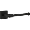 thumbnail image 1 of Franklin Brass MAX51-FB Maxted Single Post Toilet Paper Holder, Flat Black, 1 of 5