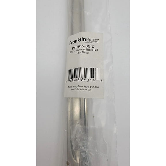 Franklin Brass Napier 8-13/16 Inch Ctc Bar Cabinet Pull | P41765K-Sn-C