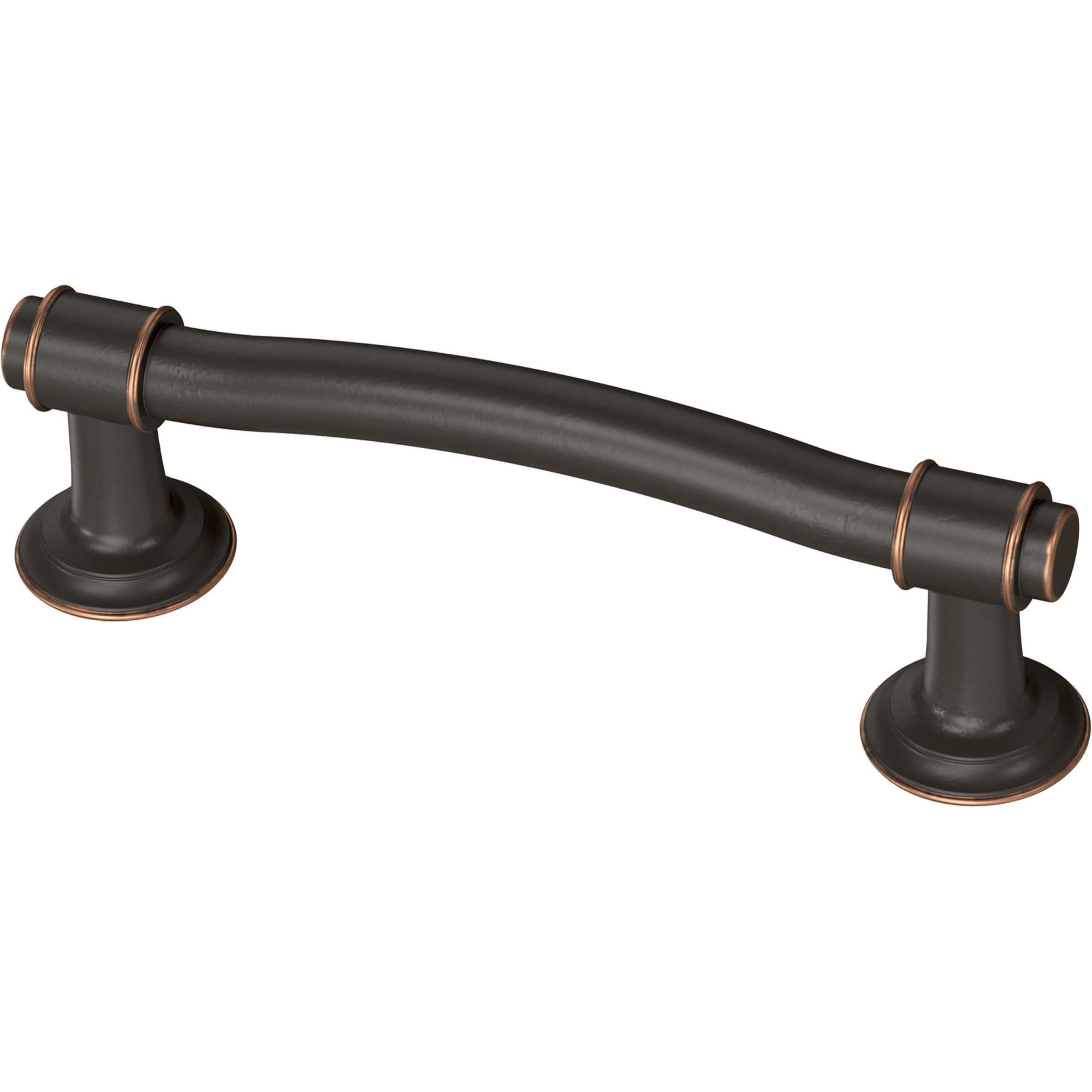 Brushed Bronze Nautical Bar Pull Handle with Mounting Hardware