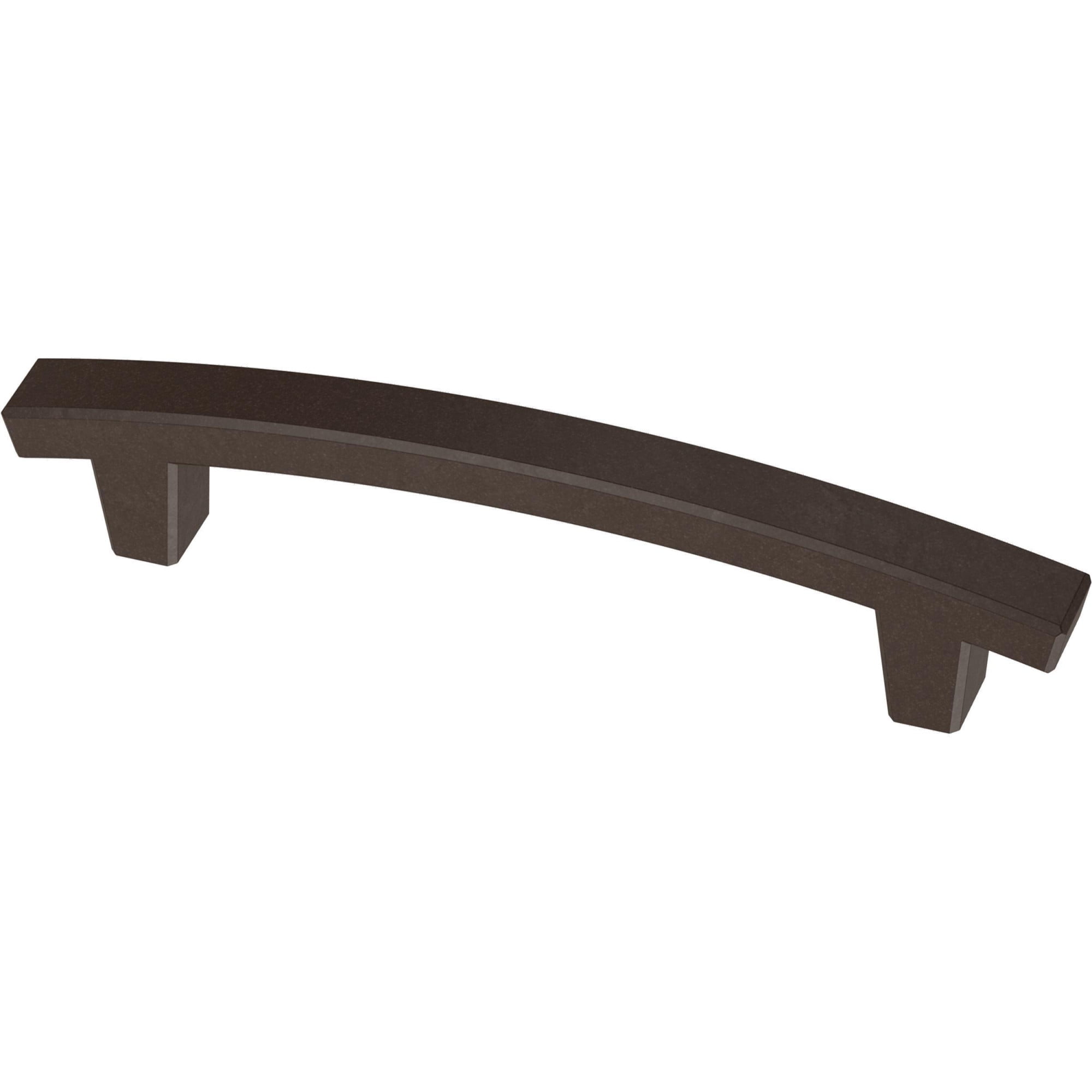 Deep Bronze 4'' Bar Cabinet Pulls with Mounting Hardware