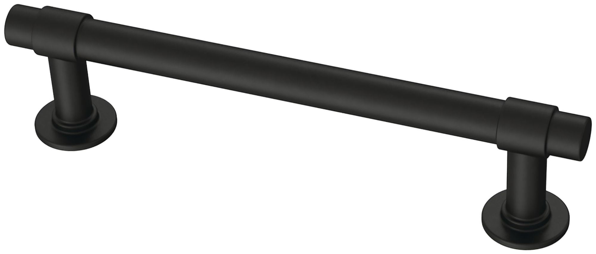Matte Black 4'' Center to Center Bar Cabinet Pulls Set
