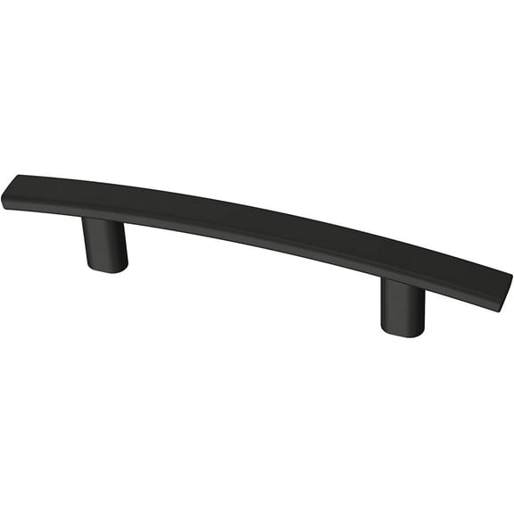 Franklin Brass P35566K-FB Flat Black Subtle Arch 3" Cabinet Drawer Pull 10 Pack