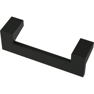Franklin Brass P40835k Mirrored 3-9/16" Long Finger Cabinet Pull - Black