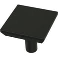 thumbnail image 1 of Brainerd P40847K-FB Flat Black 1 1/8" Simple Chamfered Cabinet Drawer Knob 10 Pack, 1 of 3
