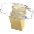thumbnail image 1 of Franklin Brass P40857k Cut Glass 1-1/2" Bar Cabinet Knob - Brass, 1 of 5