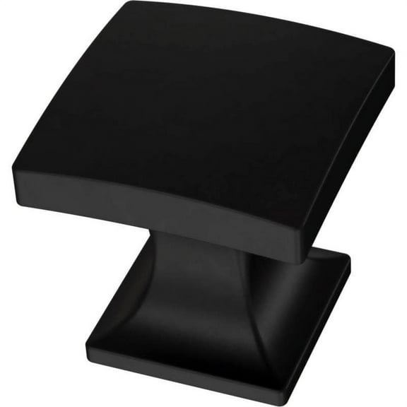 Franklin Brass P41758K-FB-C Lombard Knob 1" (25mm), 1 inch/1 Piece, Flat Black