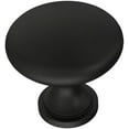 thumbnail image 1 of Liberty P42354C-FBA 1 1/4" Garrett Mushroom Knob Flat Black Finish 5 pack, 1 of 7
