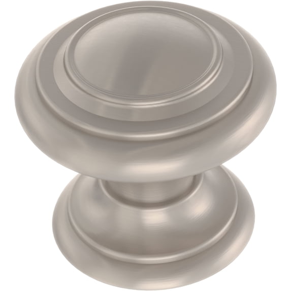 Franklin Brass P44435-B Double Ringed 1-1/8" Mushroom Knob - Nickel