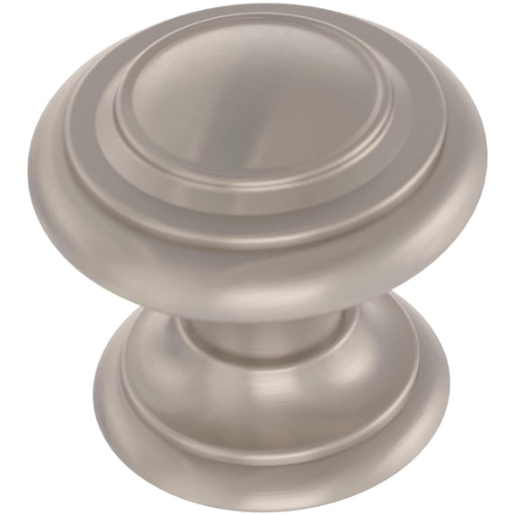 Franklin Brass P44435k-B Simple Double Ring 1-1/8" Mushroom Cabinet Knob - Nickel
