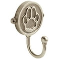 thumbnail image 1 of Franklin Brass Paw Print Hook in Satin Nickel, 1 of 7