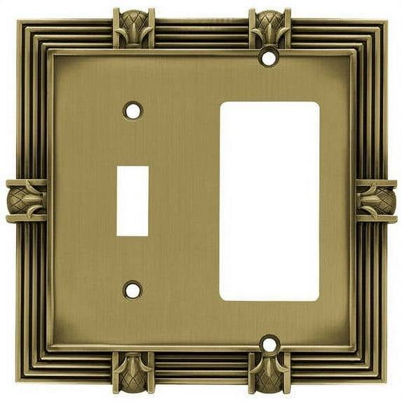 Franklin Brass Pineapple Single Switch and Decorator/GFCI Wall Plate, Available in Multiple Colors