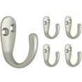 thumbnail image 1 of Franklin Brass Single Prong Robe Hook in Antique Brass, 5 pack, 1 of 9
