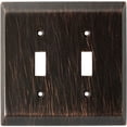 thumbnail image 1 of Franklin Brass Stately Double Switch Wall Plate in Venetian Bronze, 1 of 2