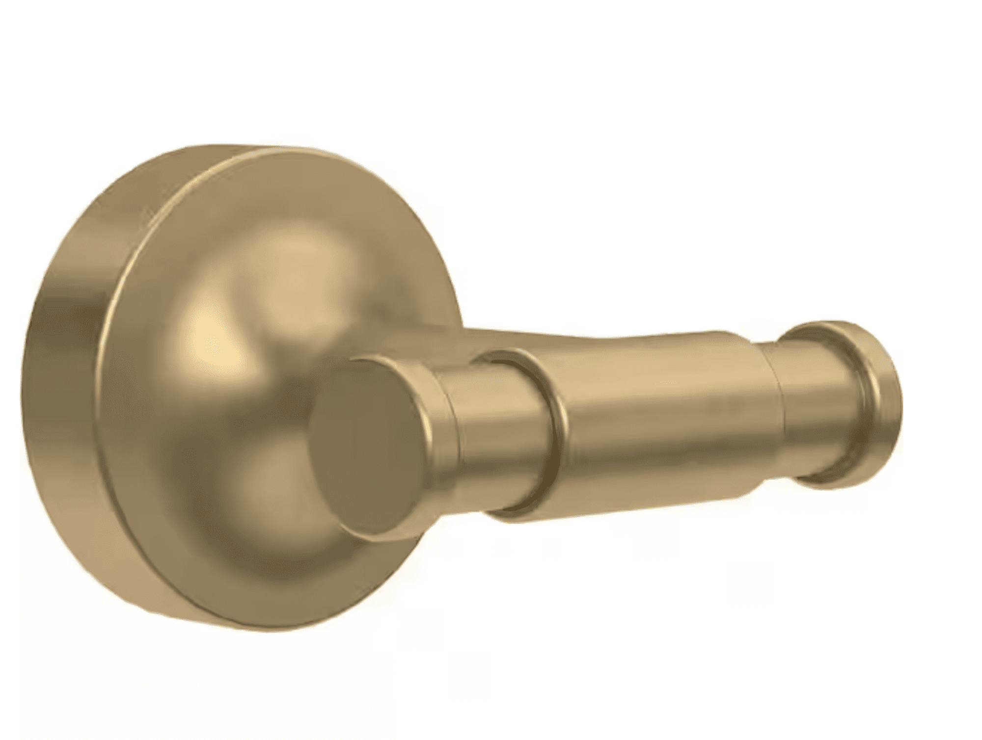 Satin Gold Matte Finish Double Wall Mount Towel Hook