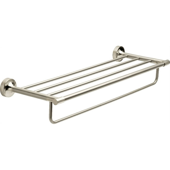 Franklin Brass VOI93-SN Voisin Modern Towel Shelf With Bar, Brushed Nickel