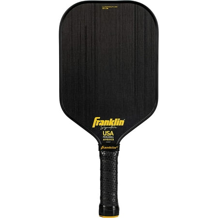 Franklin Sports Pro Pickleball Paddles - Signature Series STK Carbon Fiber Pickleball Paddle - USA Pickleball (USAPA) Approved Tournament Paddle - Polypropylene Core Pro Paddles - 14.5mm 16mm Cores 17mm