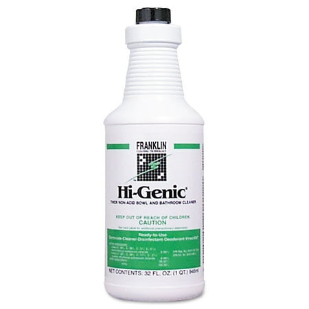 Franklin Cleaning Technology Hi-Genic Non-Acid Bowl & Bathroom Cleaner 32oz Bottle F270012