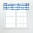 thumbnail image 1 of Franklin Cornflower 100% Cotton Set of 2 Window Valances 15.5" x 72", 1 of 5