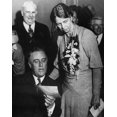thumbnail image 1 of Franklin D. Roosevelt N(1882-1945). 32Nd President Of The United States. Celebrating With Wife Eleanor On Election, 1 of 4